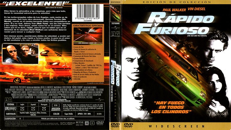 Rapido y Furioso 1 2001